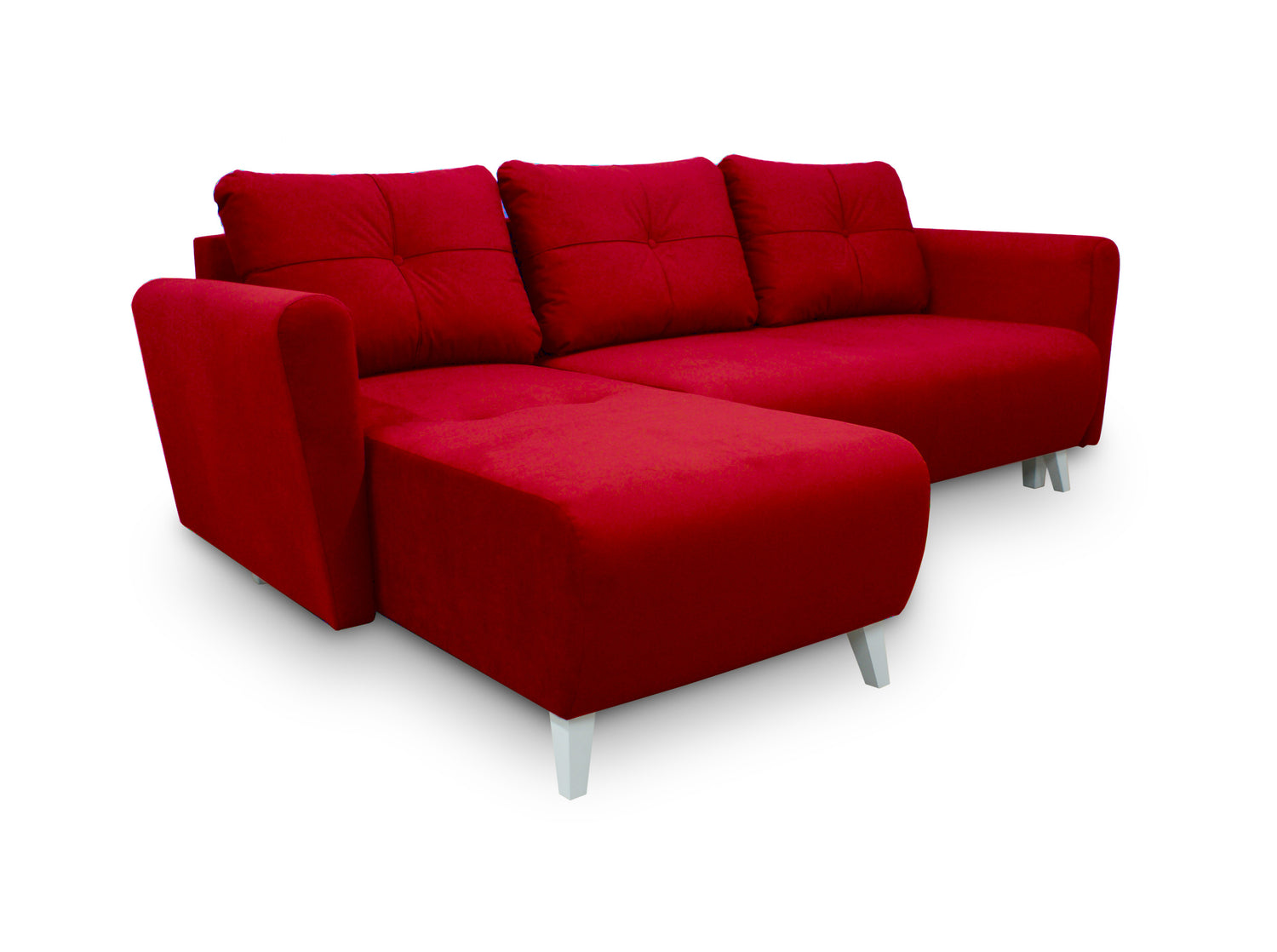 CORNER SOFA BED MONE UNIVERSAL 228cm EASY CLEAN FABRIC CHOICE OF COLOR / BONELL SPRINGS + FOAMTHIS MODEL IS UNIVERSAL WHICH MEANS YOU CAN CHOOSE CORNER SIDE DURING ASSEMBLYSpecification:- EASY CLEAN FABRIC (JASMINE AND KRONOS)- free-standing furniture uph