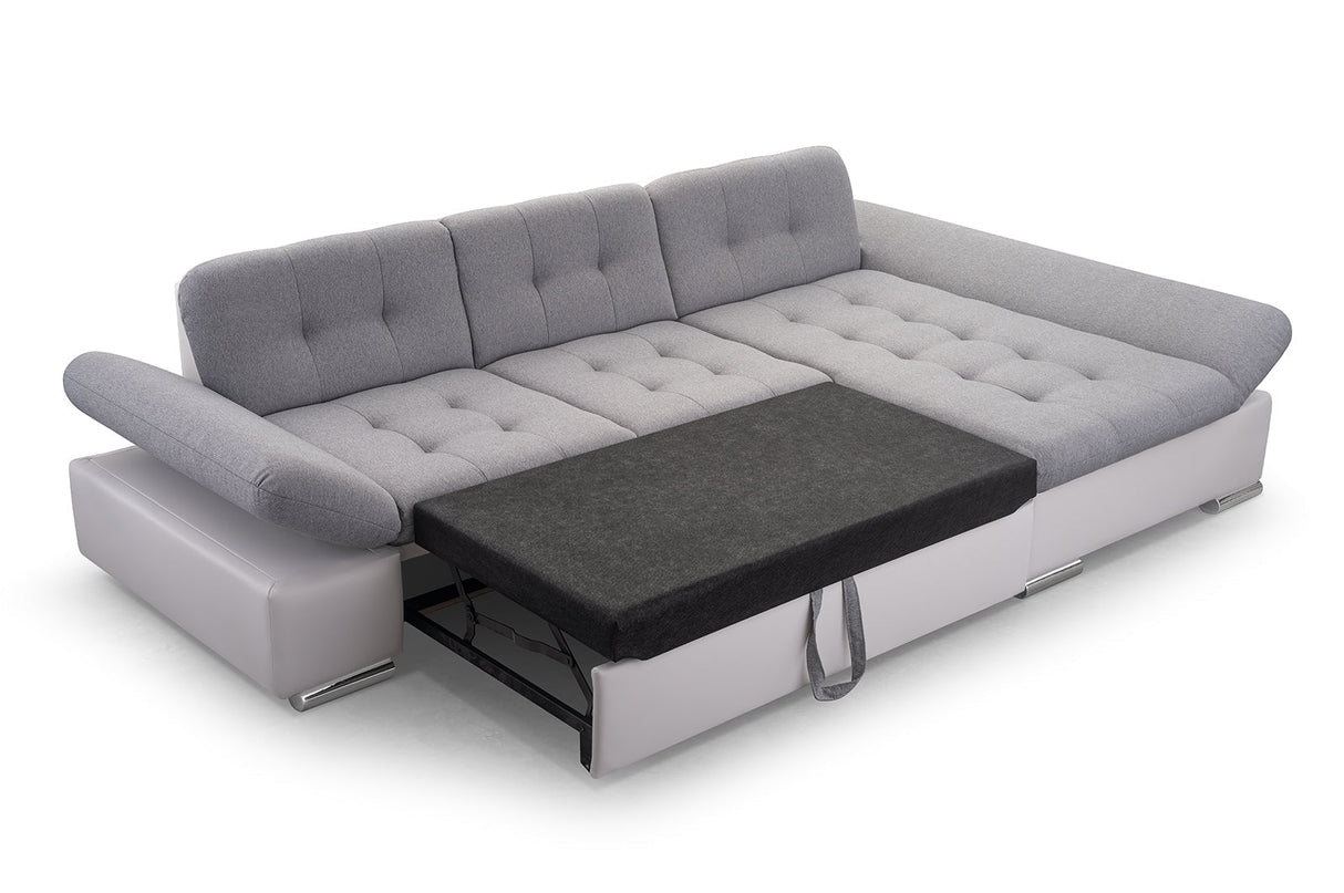 CORNER SOFA BED TOKYO BROWN 278cm TATUM 273 / SOFT 66 / SPRINGS + FOAMADJUSTABLE ARMRESTSLARGE SLEEPING AREALIFT UP STORAGE SPACEFOAM + WAVY SPRINGS TOP OF SOFA FABRIC TATUM CLICK HERE BTOOM FAUX LEATHER SOFT CLICK HEREAnna Furniture