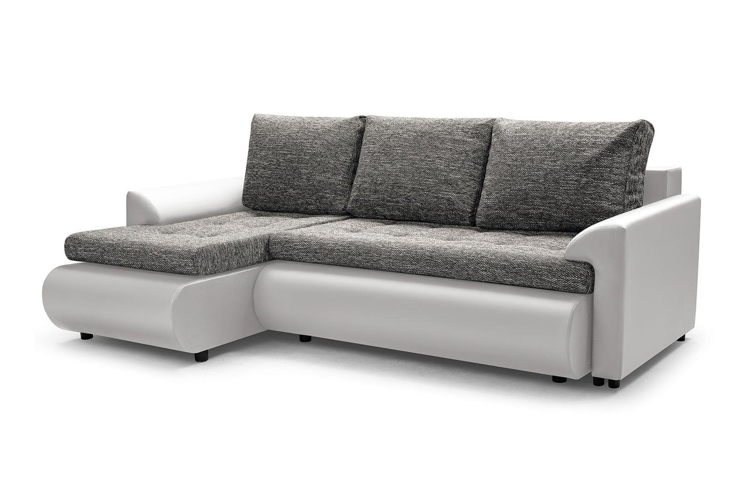 CORNER SOFA BED PRADO LAWA 5/17 226CM / SPRINGS + FOAMSEAT AND CUSHION MADE IN LAWA FABRIC CLICK HERE BOTTOM AND SIDES MADE ON FAUX LEATHER SOFT CLICK HERECORNER SOFA BED PRADAWAVY SPRINGSFOAM T30SLEEPING FUNCTIONDIMENSTIONS:WIDTH: 226cmDEPTH: 152CMHEIGHT