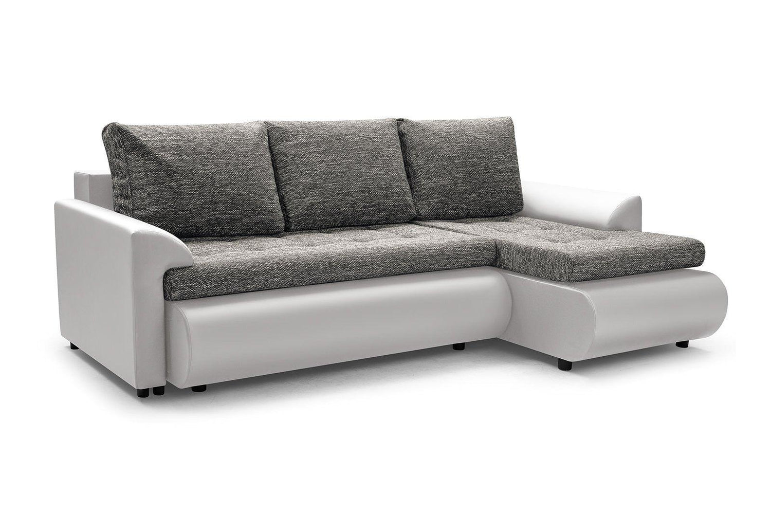 CORNER SOFA BED PRADO LAWA 5/17 226CM / SPRINGS + FOAMSEAT AND CUSHION MADE IN LAWA FABRIC CLICK HERE BOTTOM AND SIDES MADE ON FAUX LEATHER SOFT CLICK HERECORNER SOFA BED PRADAWAVY SPRINGSFOAM T30SLEEPING FUNCTIONDIMENSTIONS:WIDTH: 226cmDEPTH: 152CMHEIGHT