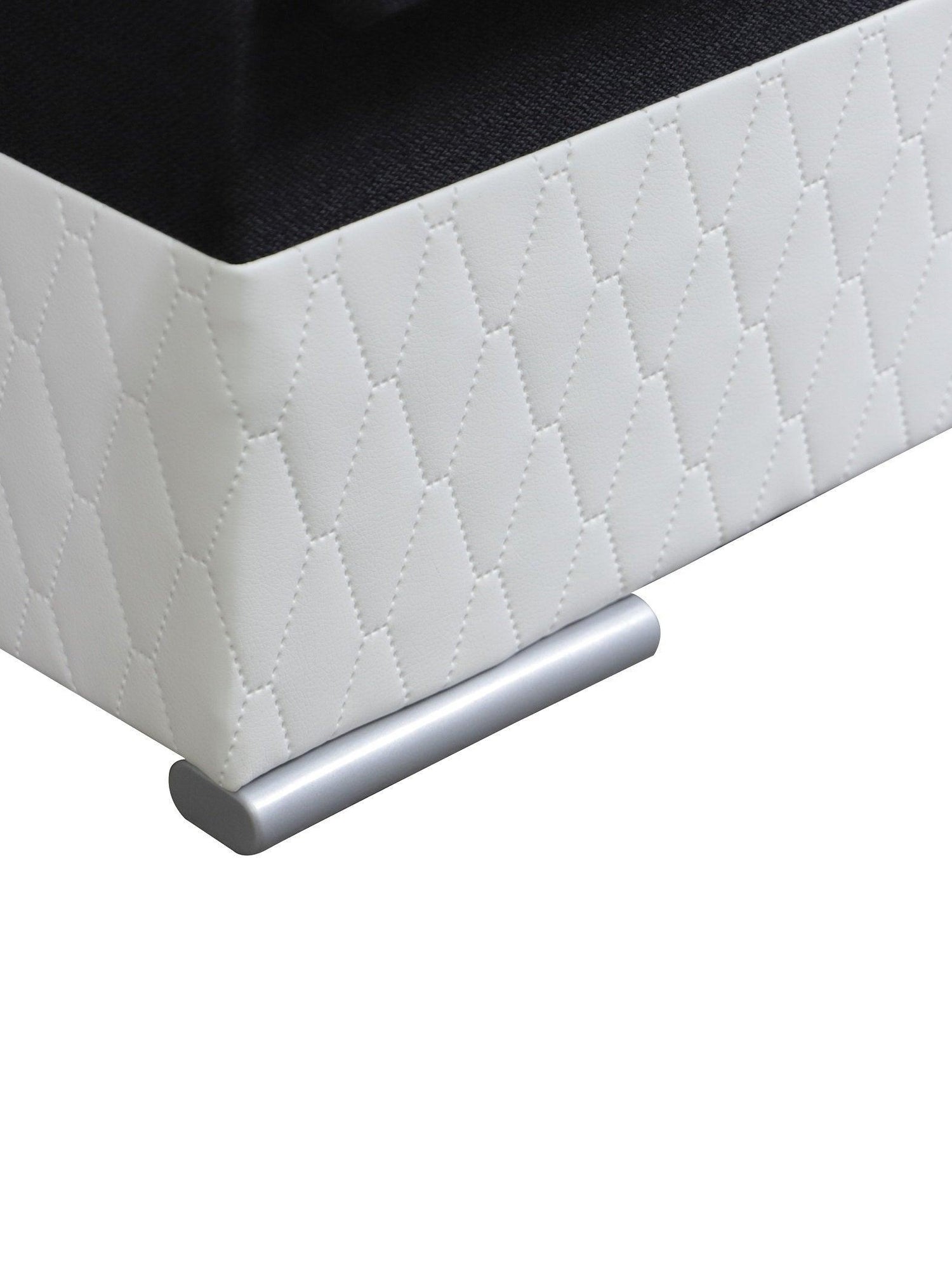 CORNER SOFA BED SAM GRAPHITE / WHITE 236CM 2X STORAGE SPACE universal RIGHT/LEFT CORNER / BONELL SPRINGS + FOAMTHIS MODEL IS UNIVERSAL WHICH MEANS YOU CAN CHOOSE CORNER SIDE DURING ASSEMBLY3x PILLOWS INCLUDED2X STORAGE SPACE BONELL SPRINGS + FOAM - length