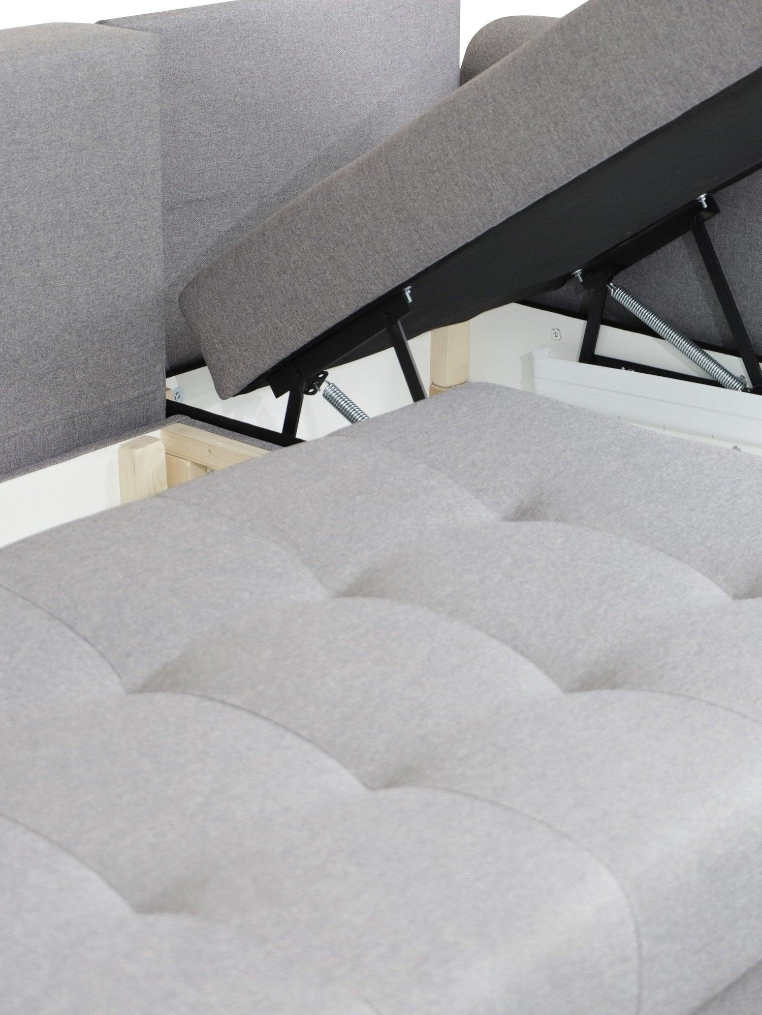 CORNER SOFA BED PALMO 2X STORAGE SPACE MALMO 85 240cm universal RIGHT/LEFT CORNER / BONELL SPRINGS + FOAMVIEW ALL COLORS CLICK HERETHIS MODEL IS UNIVERSAL WHICH MEANS YOU CAN CHOOSE CORNER SIDE DURING ASSEMBLYMADE IN MALMO FABRIC CLICK HERE3x PILLOWS INCL