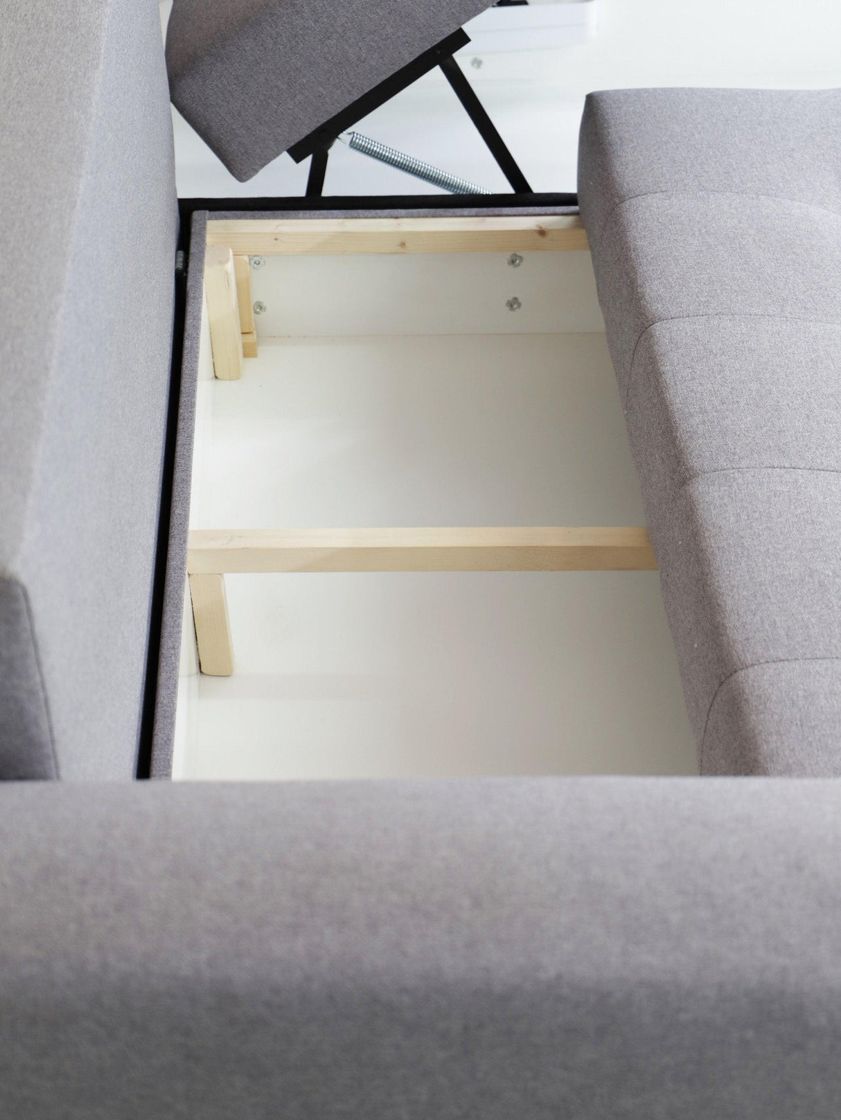 CORNER SOFA BED PALMO 2X STORAGE SPACE GRAPHITE MALMO 96 240cm universal RIGHT/LEFT CORNER / BONELL SPRINGS + FOAMVIEW ALL COLORS CLICK HERETHIS MODEL IS UNIVERSAL WHICH MEANS YOU CAN CHOOSE CORNER SIDE DURING ASSEMBLYMADE IN MALMO FABRIC CLICK HERE3x PIL