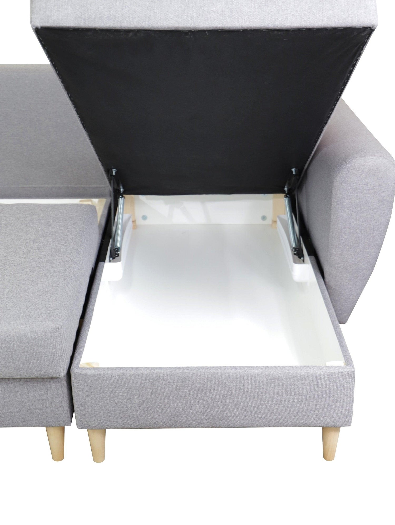 CORNER SOFA BED PALMO 2X STORAGE SPACE MALMO 05 240cm universal RIGHT/LEFT CORNER / BONELL SPRINGS + FOAMVIEW ALL COLORS CLICK HERETHIS MODEL IS UNIVERSAL WHICH MEANS YOU CAN CHOOSE CORNER SIDE DURING ASSEMBLYMADE IN MALMO FABRIC CLICK HERE3x PILLOWS INCL