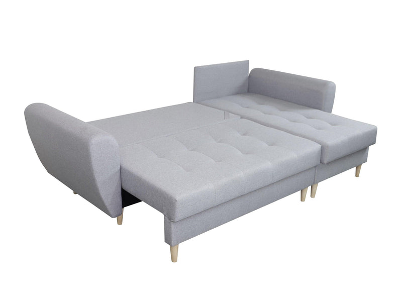 CORNER SOFA BED PALMO GRAPHITE 240cm universal - Anna Furniture