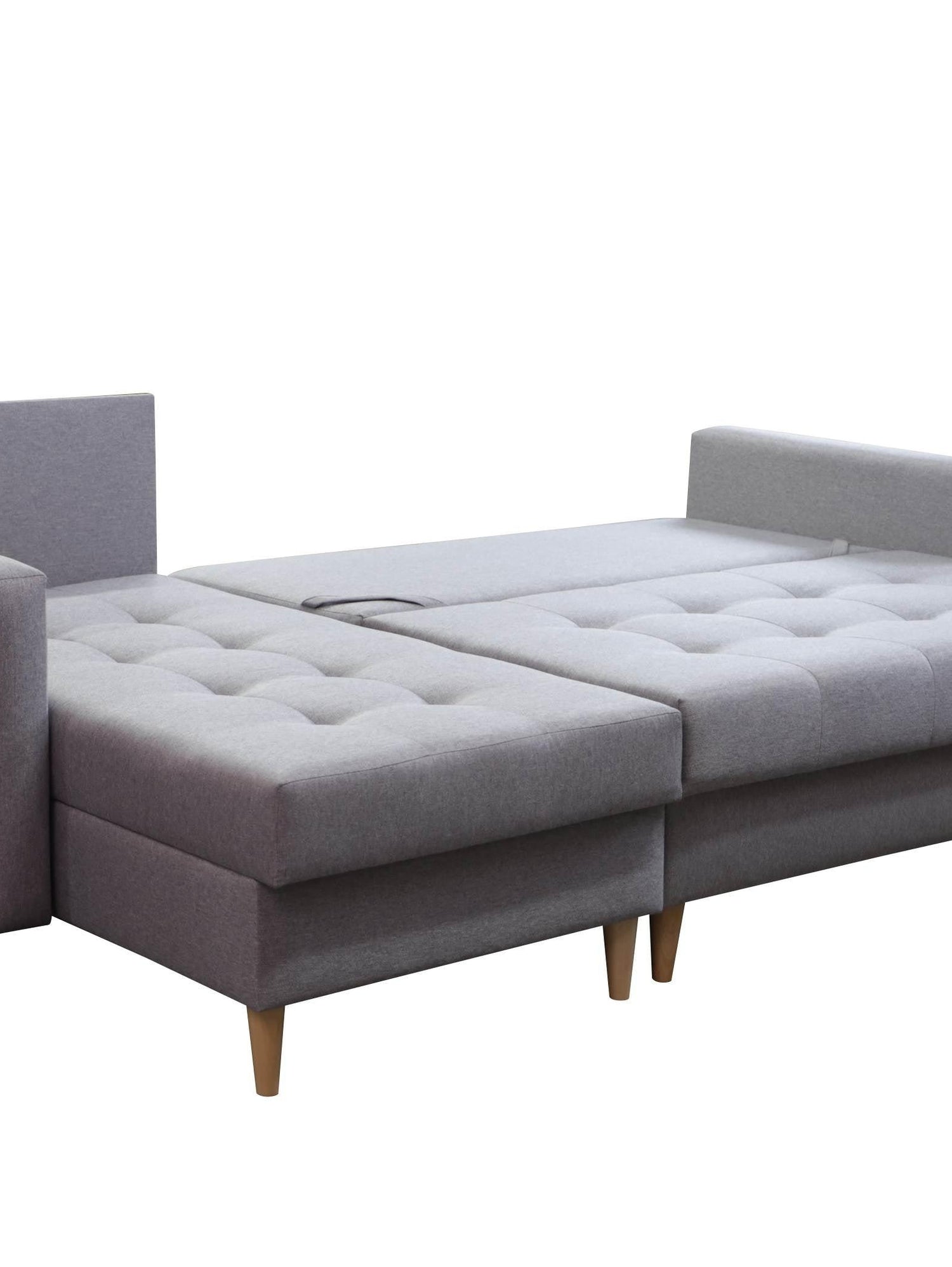 CORNER SOFA BED BRIAN 222CM + STORAGE PUFF / OTTOMAN MALMO 90 UNIVERSAL RIGHT/LEFT CORNERTHIS MODEL IS UNIVERSAL WHICH MEANS YOU CAN CHOOSE CORNER SIDE DURING ASSEMBLYMADE IN MALMO FABRIC CLICK HERE3x PILLOWS INCLUDED2X STORAGE SPACE IN CORNER SOFA1X STOR