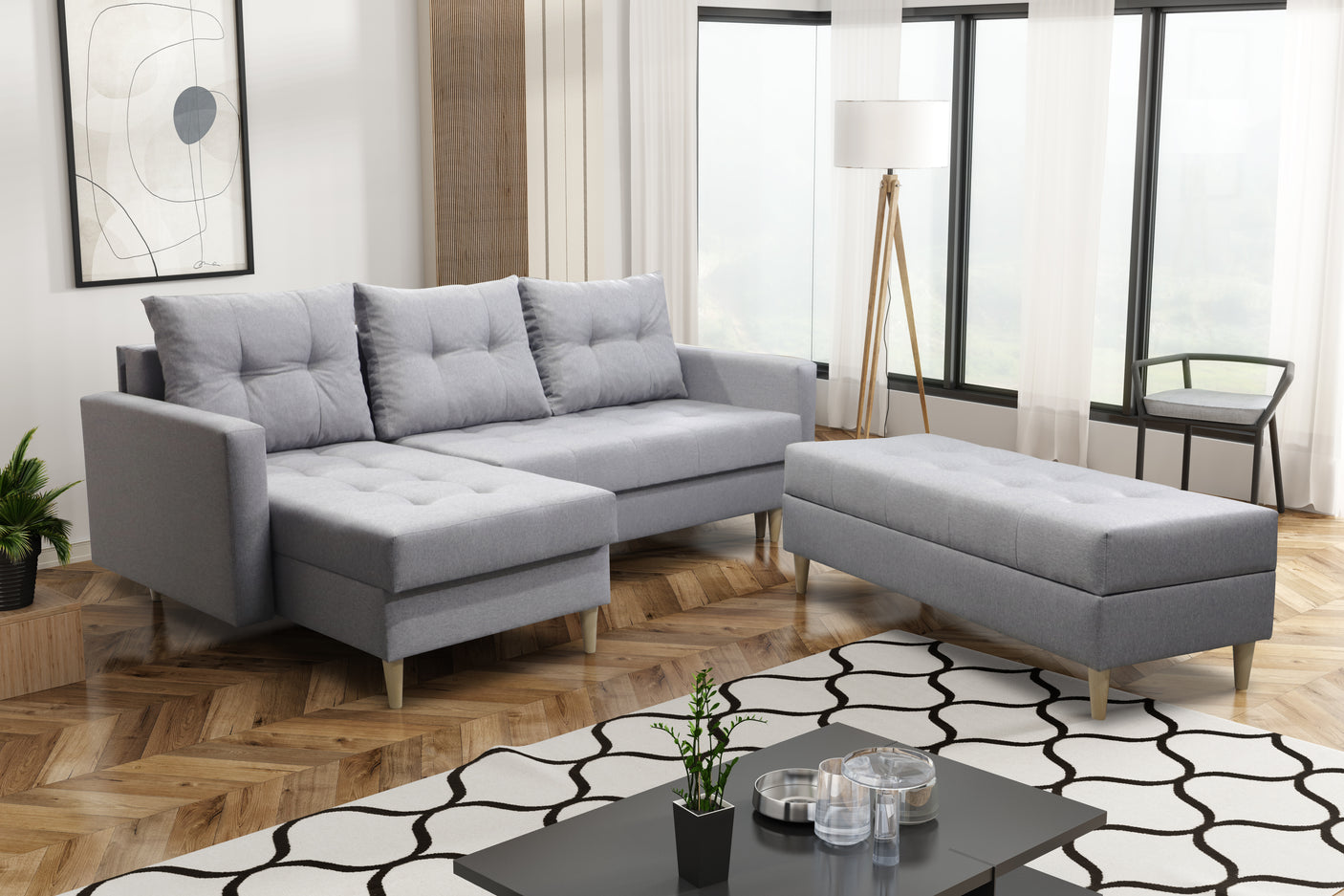OTTOMAN STORAGE BOX 129X55CM MATCHING WITH SOFA BRIAN AND PALMO CHOICE OF COLORSMADE IN MALMO FABRIC CLICK HERESPARK FABRIC CLICK HERESIZE:129X55CMHEIGHT 43CMCAN BE MADE IN DIFFERENT FABRIC/COLOR CONTACT US TO ORDERAnna Furniture