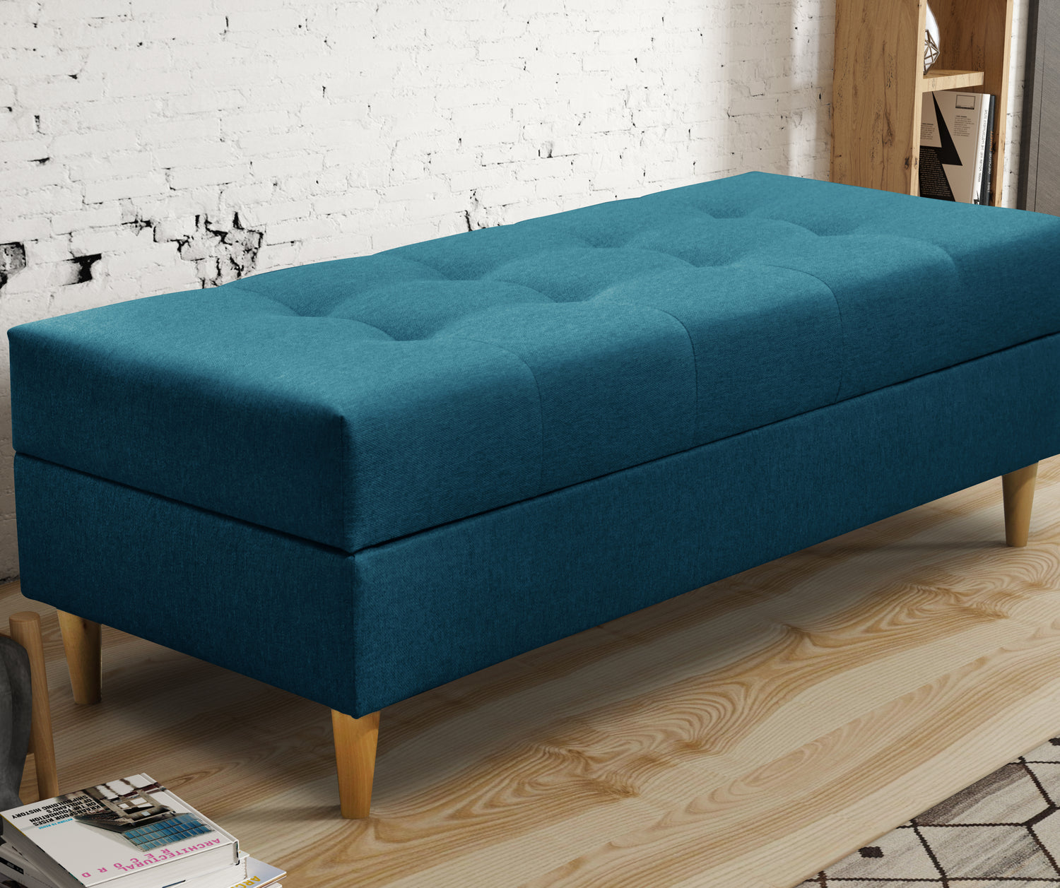 OTTOMAN STORAGE BOX 129X55CM MATCHING WITH SOFA BRIAN AND PALMO CHOICE OF COLORSMADE IN MALMO FABRIC CLICK HERESPARK FABRIC CLICK HERESIZE:129X55CMHEIGHT 43CMCAN BE MADE IN DIFFERENT FABRIC/COLOR CONTACT US TO ORDERAnna Furniture