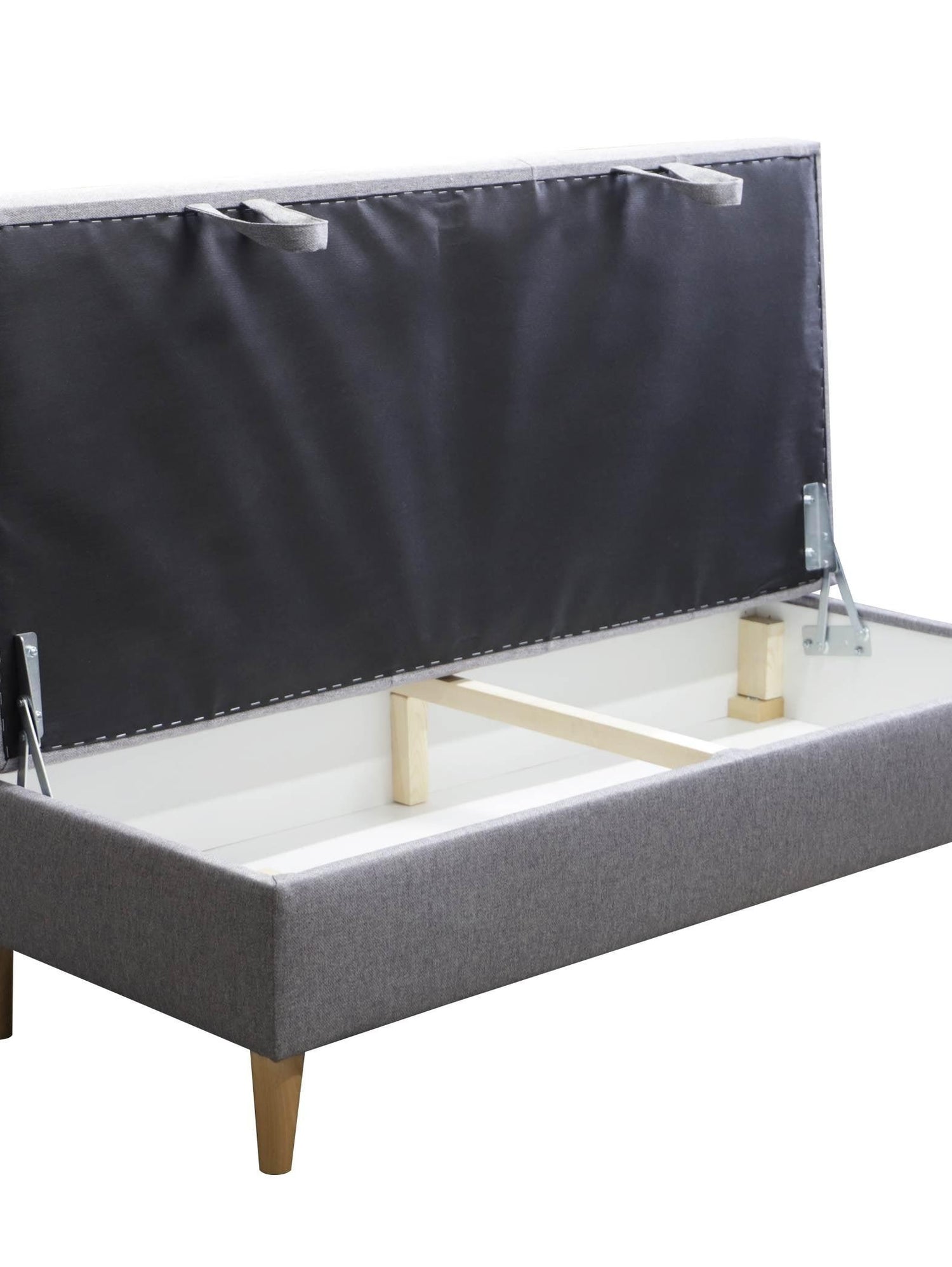 CORNER SOFA BED BRIAN 222CM + STORAGE PUFF / OTTOMAN CHOICE OF COLOR UNIVERSAL RIGHT/LEFT CORNER / BONELL SPINGS + FOAMTHIS MODEL IS UNIVERSAL WHICH MEANS YOU CAN CHOOSE CORNER SIDE DURING ASSEMBLYMADE IN MALMO FABRIC CLICK HERE3x PILLOWS INCLUDED2X STORA