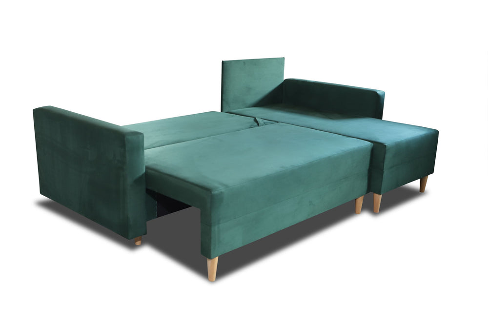 NEW! CORNER SOFA BED SNUGGY 222CM MANILA 35 UNIVERSAL CORNER RIGHT/LEFT / FOAMTHIS MODEL IS UNIVERSAL WHICH MEANS YOU CAN CHOOSE CORNER SIDE DURING ASSEMBLY3x PILLOWS INCLUDED1X STORAGE SPACESOFT TOUCH FABRC MANILA CLICK HERE DIMENTIONS 222X137.5CM SLEEPI