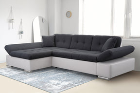 CORNER SOFA BED TOKYO 278cm TATUM 283 / SOFT 17 / SPRINGS + FOAMADJUSTABLE ARMRESTSLARGE SLEEPING AREALIFT UP STORAGE SPACEFOAM + WAVY SPRINGS TOP OF SOFA FABRIC TATUM CLICK HERE BTOOM FAUX LEATHER SOFT CLICK HEREAnna Furniture