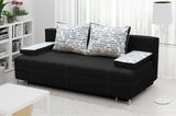 SOFA BED RIVIA 195CM CHOICE OF COLOR / BONELL SPRINGS + FOAMEmail us after placing order eith choosen colors from samples in photos. Include your order number email: Info@annafurniture.co.uk The couch is made of high-quality materials. Its solid frame is