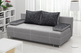 SOFA BED RIVIA 195CM CHOICE OF COLOR / BONELL SPRINGS + FOAMEmail us after placing order eith choosen colors from samples in photos. Include your order number email: Info@annafurniture.co.uk The couch is made of high-quality materials. Its solid frame is