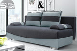 SOFA BED Smily 197CM CHOICE OF COLOR / BONELL SPRINGS + FOAMThe couch is made of high-quality materials. Its solid frame is made of solid wood and furniture board.FABIRCS:OLIMP CLICK HERE The seat and backrest are made of a first-class pin and BONEL type