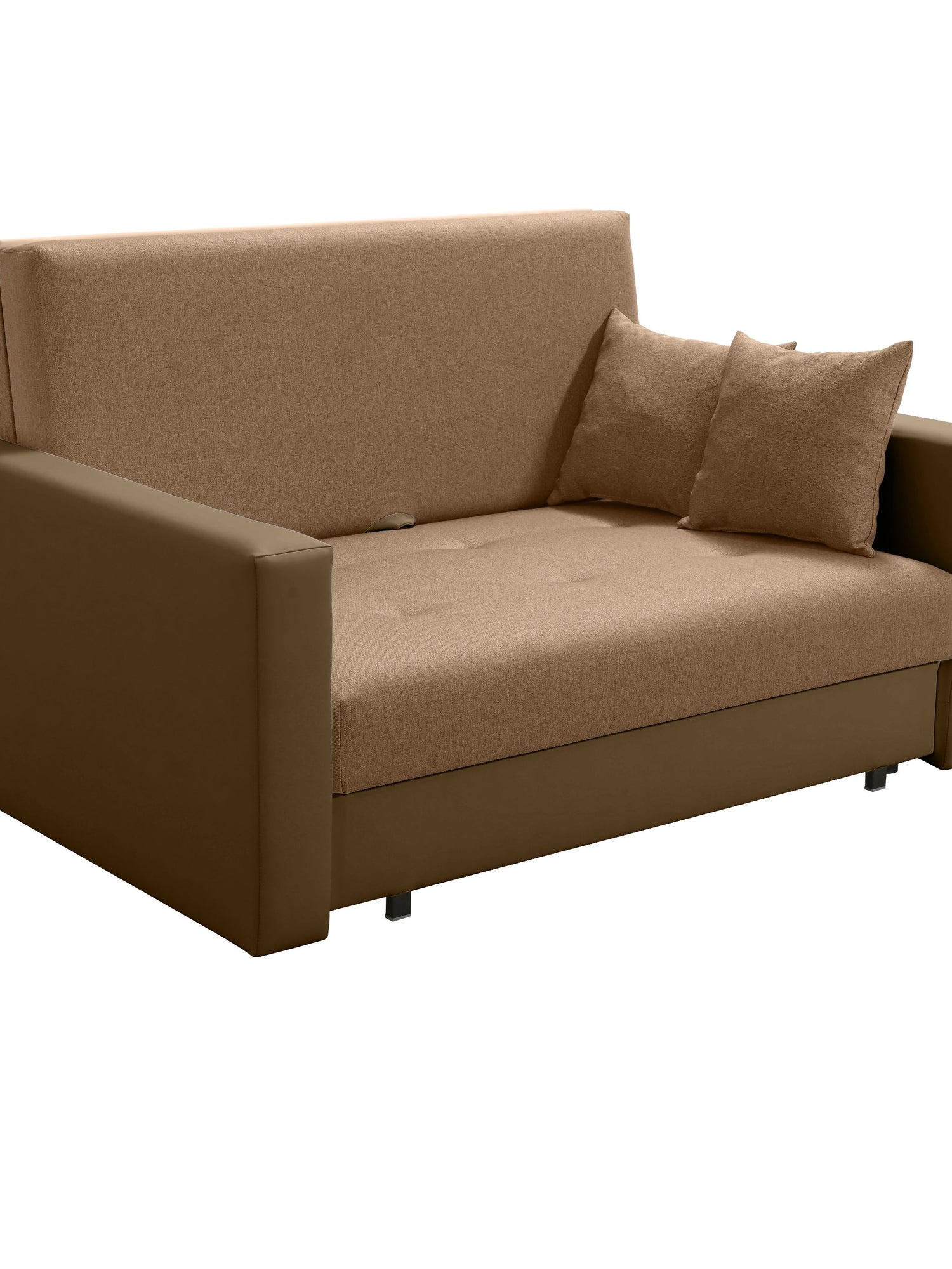2 SEATER SOFA BED SMART II 137CM CHOICE OF COLORS / SPRINGS + FOAMDimensions :- width 137 cm- height 85 cm- depth 95 cm- area sleeping 113/195 cm(no possibility to change dimensions) +/- 3The sofa is made on a wooden skeleton, the seat uses corrugated spr