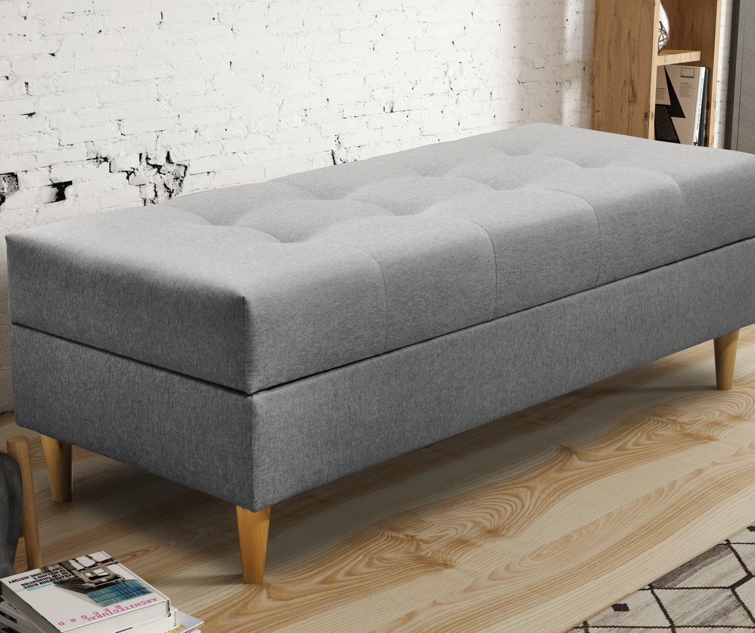 OTTOMAN STORAGE BOX 129X55CM MATCHING WITH SOFA BRIAN AND PALMO CHOICE OF COLORSMADE IN MALMO FABRIC CLICK HERESPARK FABRIC CLICK HERESIZE:129X55CMHEIGHT 43CMCAN BE MADE IN DIFFERENT FABRIC/COLOR CONTACT US TO ORDERAnna Furniture
