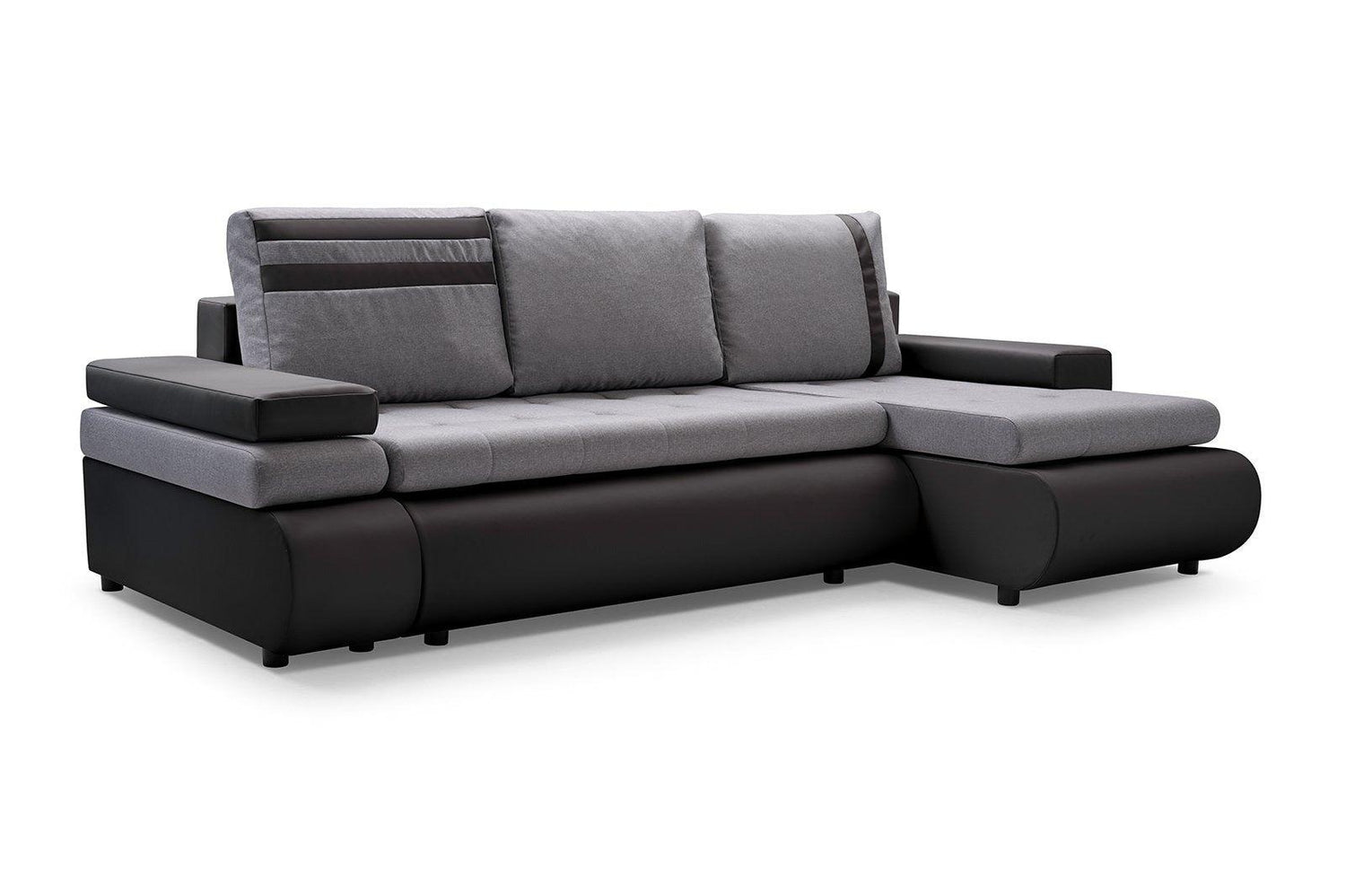 CORNER SOFA BED MAX 241CM / SPRINGS + FOAMSEAT AND CUSHIONS MADE IN LUX FABRIC CLICK HERE BOTTOM AND SIDES MADE OF FAUX LEATHER SOFT CLICK HERECORNER SOFA BED MAXIWAVY SPRINGSFOAM T30SLEEPING FUNCTIONDIMENSTIONS:WIDTH: 241CMDEPTH: 152CMHEIGHT: 85CMAnna Fu