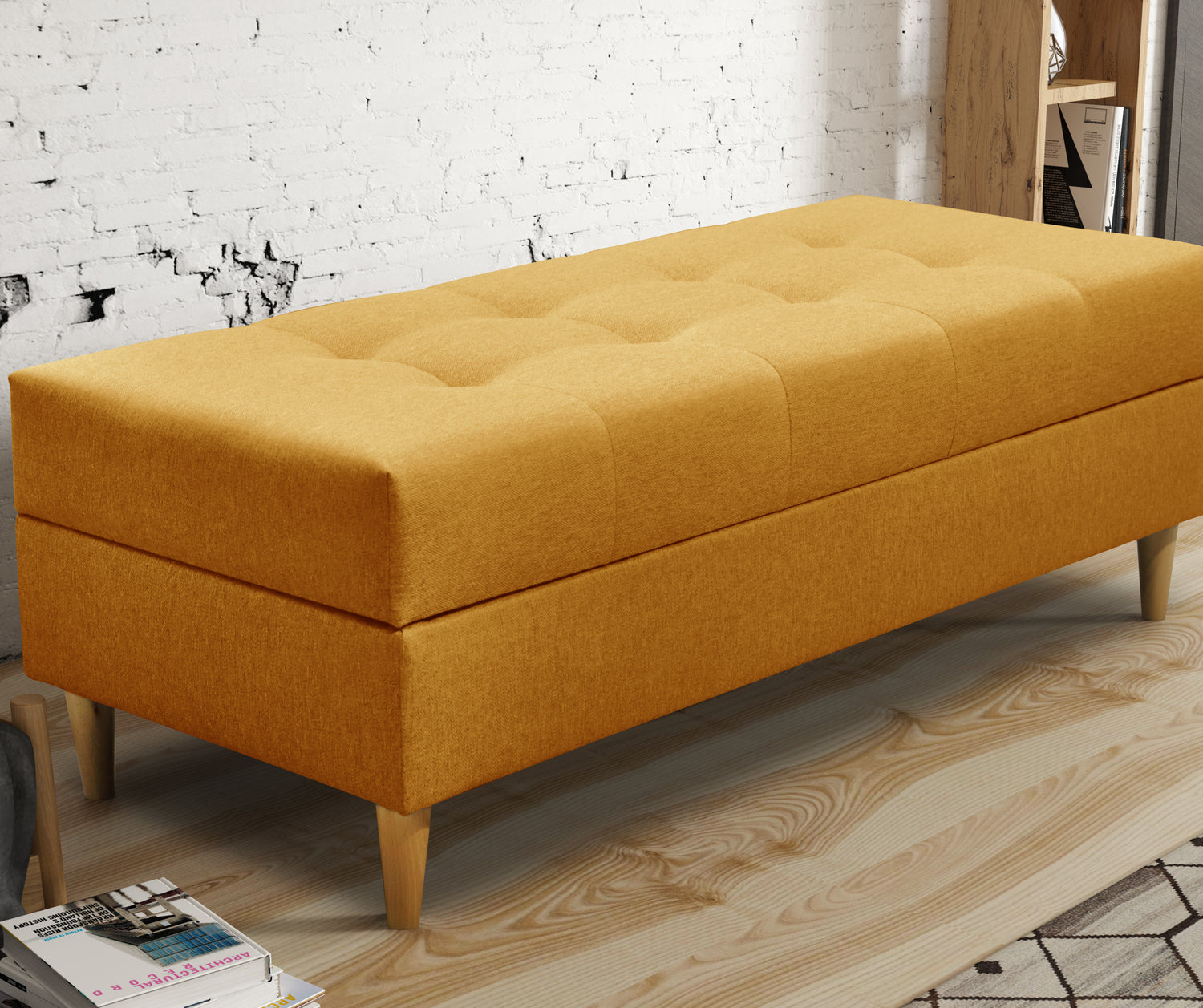 OTTOMAN STORAGE BOX 129X55CM MATCHING WITH SOFA BRIAN AND PALMO CHOICE OF COLORSMADE IN MALMO FABRIC CLICK HERESPARK FABRIC CLICK HERESIZE:129X55CMHEIGHT 43CMCAN BE MADE IN DIFFERENT FABRIC/COLOR CONTACT US TO ORDERAnna Furniture