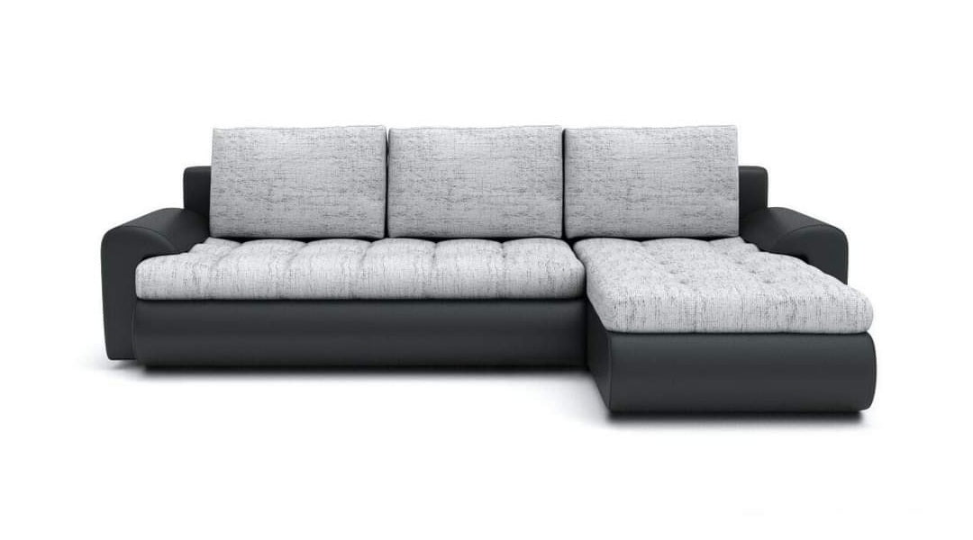 CORNER SOFA BED PRADO LAWA 9/11 226CM / SPRINGS + FOAMSEAT AND CUSHION MADE IN LAWA FABRIC CLICK HERE BOTTOM AND SIDES MADE ON FAUX LEATHER SOFT CLICK HERECORNER SOFA BED PRADADIMENSTIONS:WIDTH: 226cmDEPTH: 152CMHEIGHT: 85CMPACKED WEIGHT/DIMENTIONS 1/3 23