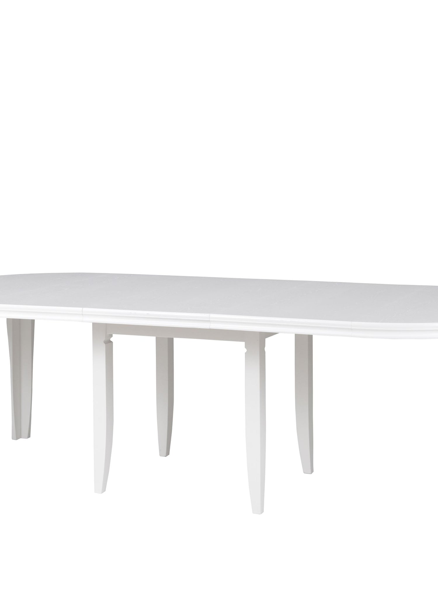 BOSS DINING SET WITH 4 CHAIRS EXTANDABLE TABLETable (natural veneer)Dimensions: ⌀ 110cmheight: 77cmWhen unfolded: 260 x 110 (3 inserts 50 cm each)Chair with a knocker- height: 96cm- width: 55cm- depth: 44cm- seat height: 48 cmAnna Furniture