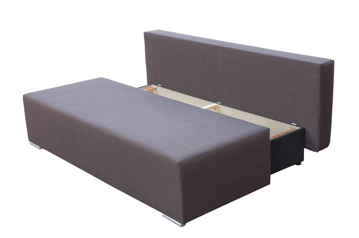 SOFA BED RIVIA 195CM CHOICE OF COLOR / BONELL SPRINGS + FOAMEmail us after placing order eith choosen colors from samples in photos. Include your order number email: Info@annafurniture.co.uk The couch is made of high-quality materials. Its solid frame is
