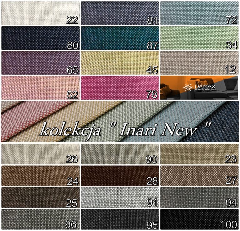 CORNER SOFA BED NESTY INARI 91/W39 228CM 2X STORAGE SPACE UNIVERSAL CORNER / BONELL SPRINGS + FOAMTHIS MODEL IS UNIVERSAL WHICH MEANS YOU CAN CHOOSE CORNER SIDE DURING ASSEMBLY2x storage space3x pillows includedFabric Inari + Faux leatherBonell springs +