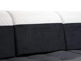 CORNER SOFA BED LONDON U SHAPE 2316/1132/60 322CM 3X STORAGE SPACE STAIN RESISTANT EASY CLEAN FABRIC / BONELL SPRINGS + FOAMFABRIC:CASABLANCA + FAUX LEATHERFEATURES:3X STORAGE CONTAINERS2XGLASS SHELFSTAIN RESISTANT FABRICBONELL SPRINGS + FOAMCASABLANCAIs