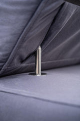 ASH II 273CM MONOLITH 37-79 WATER RESISTANT / SPRINGS + FOAMWavy springs + foam Large sleeping areaMADE IN WATER RESISTANT MONOLITH FABRICCLICK HERE TO VIEW ALL COLORS Dimensions W: 273cm D:203cm H: 90cm Sleeping area: 195x123cmAnna Furniture