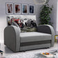 SINGLE SOFA BED TOLA 100CM *CHOICE OF COLORS* EASY CLEAN FABRIC / FOAMDimensions:- width 100 cm- height 85 cm- depth 97 cm- sleeping area 80/195 cm Made on a solid pine skeleton, the structure will allow for long-term and trouble-free use Sleeping functio