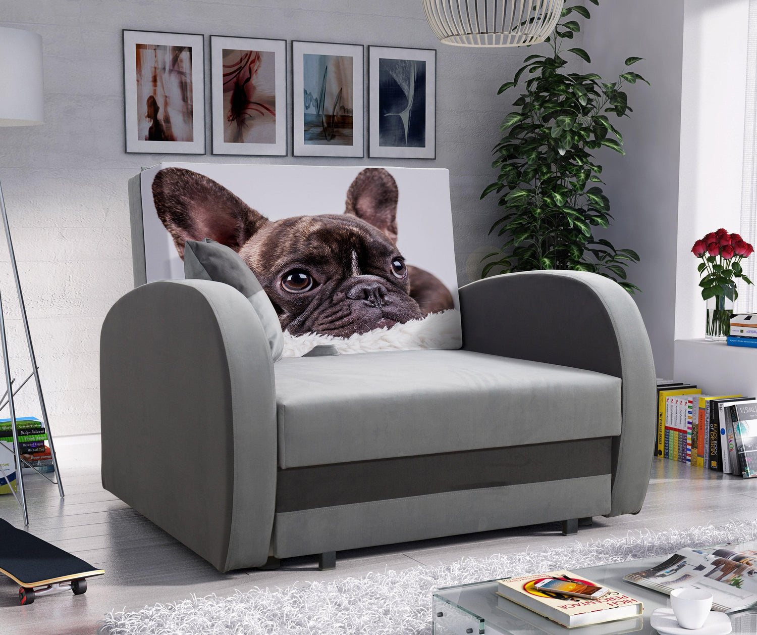 SINGLE SOFA BED TOLA 100CM *CHOICE OF COLORS* EASY CLEAN FABRIC / FOAMDimensions:- width 100 cm- height 85 cm- depth 97 cm- sleeping area 80/195 cm Made on a solid pine skeleton, the structure will allow for long-term and trouble-free use Sleeping functio