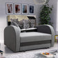 SINGLE SOFA BED TOLA 100CM *CHOICE OF COLORS* EASY CLEAN FABRIC / FOAMDimensions:- width 100 cm- height 85 cm- depth 97 cm- sleeping area 80/195 cm Made on a solid pine skeleton, the structure will allow for long-term and trouble-free use Sleeping functio
