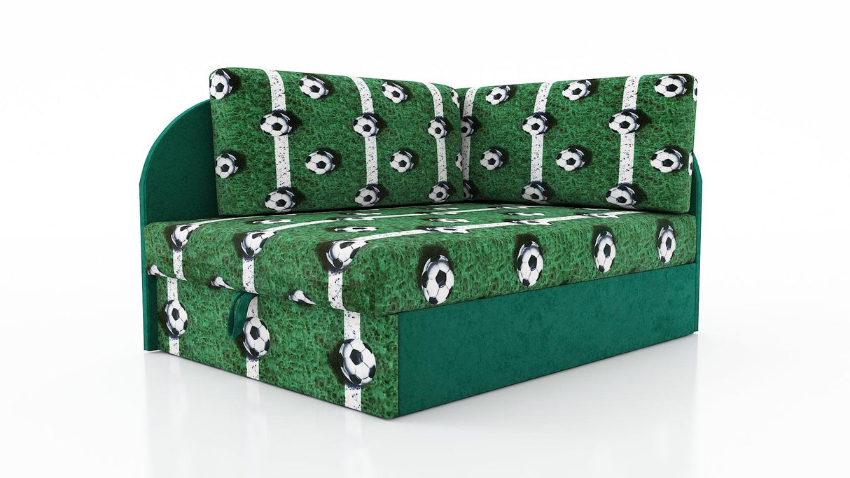 UNIVERSAL CORNER SOFA BED KUBUS CUBE Children room CHOICE OF COLORSTHIS MODEL IS UNIVERSAL WHICH MEANS YOU CAN CHOOSE CORNER SIDE DURING ASSEMBLYCHILDREN CORNER SOFA BEDSOFKA NAROZNIK TAPCZANIK DZIECIECY - depth 77 cm- width 106 cm- height with bacon 50 c