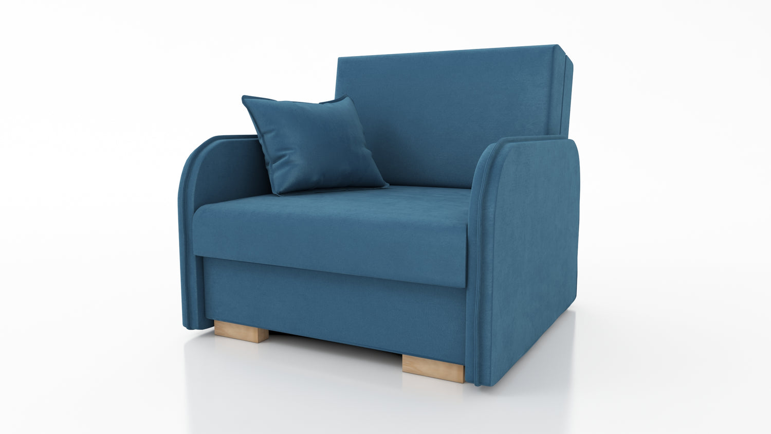 SINGLE SOFA BED GOLDY 90CM / FOAMBERLIN FABRIC CLICK HEREJASMINE FABRIC CLICK HERE EASY CLEAN FABRICMONOLITH FABRIC CLICK HERE STAIN RESISTANTKRONOS FABRIC CLICK HERE EASY CLEAN FABRICThe sofa is made of a wooden frame, the seat is made of PUR T30 / 42 fo