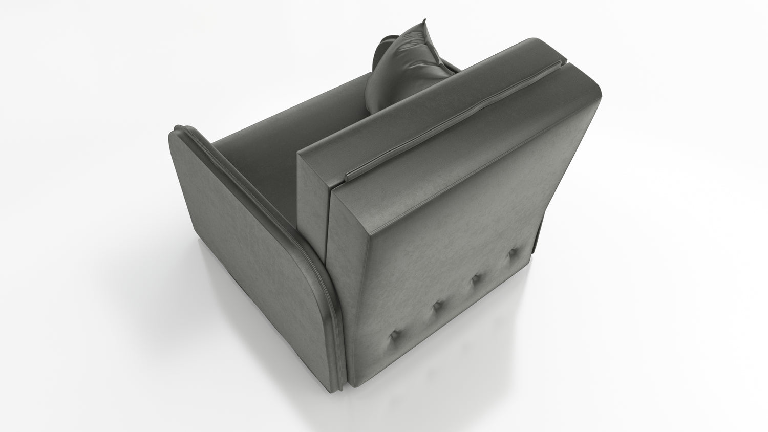 SINGLE SOFA BED GOLDY 90CM / FOAMBERLIN FABRIC CLICK HEREJASMINE FABRIC CLICK HERE EASY CLEAN FABRICMONOLITH FABRIC CLICK HERE STAIN RESISTANTKRONOS FABRIC CLICK HERE EASY CLEAN FABRICThe sofa is made of a wooden frame, the seat is made of PUR T30 / 42 fo