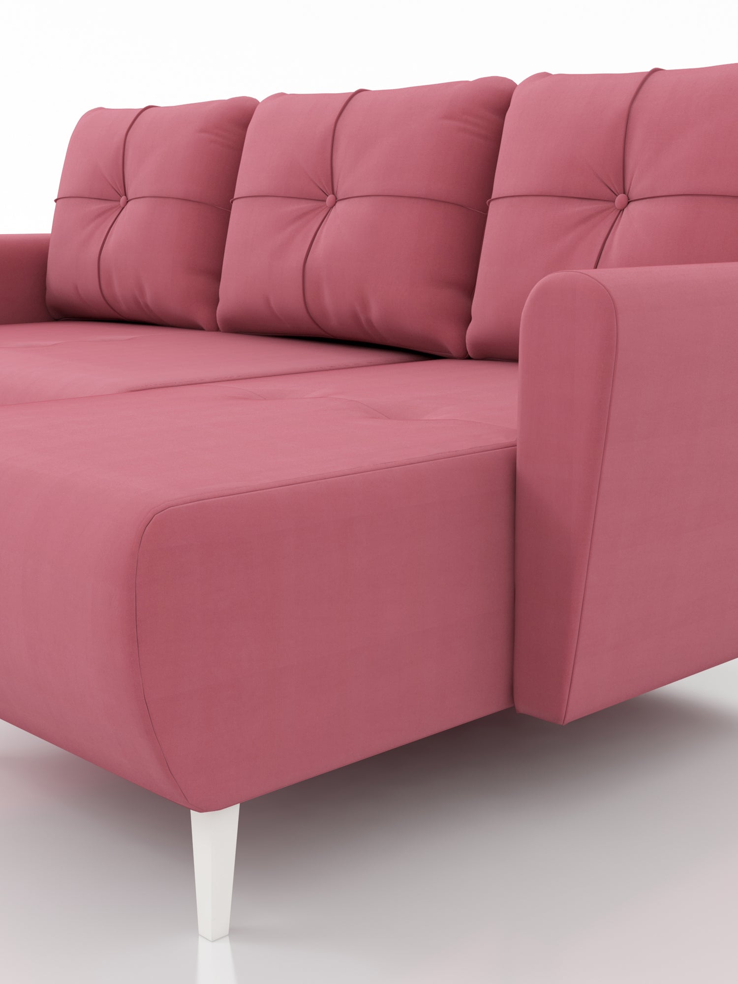 CORNER SOFA BED MONE UNIVERSAL 228cm EASY CLEAN FABRIC CHOICE OF COLOR / BONELL SPRINGS + FOAMTHIS MODEL IS UNIVERSAL WHICH MEANS YOU CAN CHOOSE CORNER SIDE DURING ASSEMBLYSpecification:- EASY CLEAN FABRIC (JASMINE AND KRONOS)- free-standing furniture uph