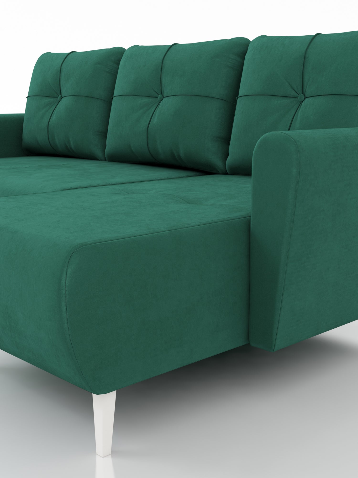 CORNER SOFA BED MONE UNIVERSAL 228cm EASY CLEAN FABRIC CHOICE OF COLOR / BONELL SPRINGS + FOAMTHIS MODEL IS UNIVERSAL WHICH MEANS YOU CAN CHOOSE CORNER SIDE DURING ASSEMBLYSpecification:- EASY CLEAN FABRIC (JASMINE AND KRONOS)- free-standing furniture uph