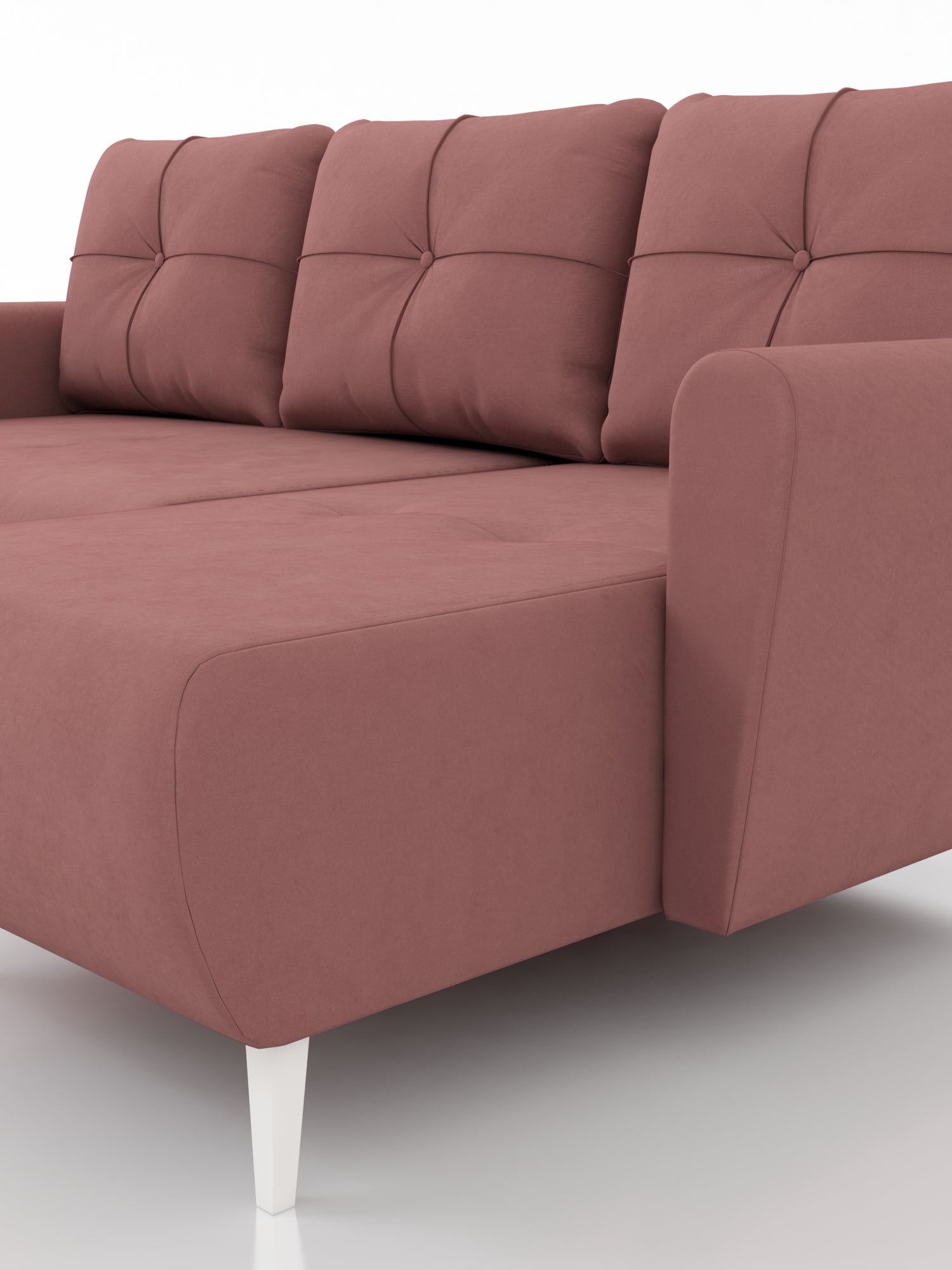 CORNER SOFA BED MONE UNIVERSAL 228cm EASY CLEAN FABRIC CHOICE OF COLOR / BONELL SPRINGS + FOAMTHIS MODEL IS UNIVERSAL WHICH MEANS YOU CAN CHOOSE CORNER SIDE DURING ASSEMBLYSpecification:- EASY CLEAN FABRIC (JASMINE AND KRONOS)- free-standing furniture uph