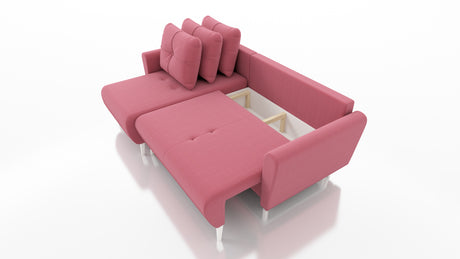CORNER SOFA BED MONE UNIVERSAL 228cm EASY CLEAN FABRIC CHOICE OF COLOR / BONELL SPRINGS + FOAMTHIS MODEL IS UNIVERSAL WHICH MEANS YOU CAN CHOOSE CORNER SIDE DURING ASSEMBLYSpecification:- EASY CLEAN FABRIC (JASMINE AND KRONOS)- free-standing furniture uph