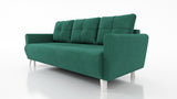 SOFA BED MONE CHOICE OF COLOR 221CM SEASY CLEAN FABRIC / BONELL SPRINGS + FOAMSofa dimensions: sleeping area 135/191 cm width 221 cm depth 96 cm height to the seat 44 cm height of the legs 13 cmSpecification: EASY CLEAN FABRIC free-standing furniture upho