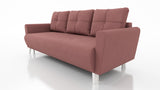 SOFA BED MONE CHOICE OF COLOR 221CM SEASY CLEAN FABRIC / BONELL SPRINGS + FOAMSofa dimensions: sleeping area 135/191 cm width 221 cm depth 96 cm height to the seat 44 cm height of the legs 13 cmSpecification: EASY CLEAN FABRIC free-standing furniture upho