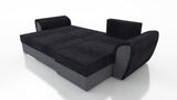 UNIVERSAL CORNER SOFA BED IRIS BROWN/BEIGE 260CM / FOAMTHIS MODEL IS UNIVERSAL WHICH MEANS YOU CAN CHOOSE CORNER SIDE DURING ASSEMBLY 3 X PILLOWS INCLUDED1 X STORAGE SPACE (OPTIONAL 2ND STORAGE FOR ADDITIONAL COST)Dimensions: width 260 cm depth 145 cm tot