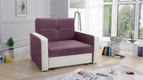 SINGLE SOFA BED BELLA I 108CM / FOAMAmerican single sofa BELLA I comfortable sleeping function made of highly flexible polyurethane foam T30 / 42 the sofa was made on a wooden skeleton automatic machine - facilitating unfolding thanks to which we can quic