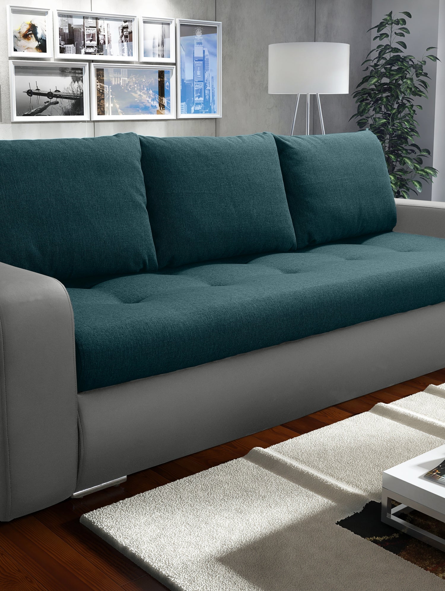 SOFA BED DAVY 228CM / BONELL SPRINGS + FOAM CHOICE OF COLORMADE IN FABRIC INARI CLICK HERE + MADRID FAUX LEATHER CLICK HERE Dimensions:- 143/190 sleeping area- width 228- depth 93- height to the seat 42* dimensions are given with a tolerance of +/- 3 cmSp