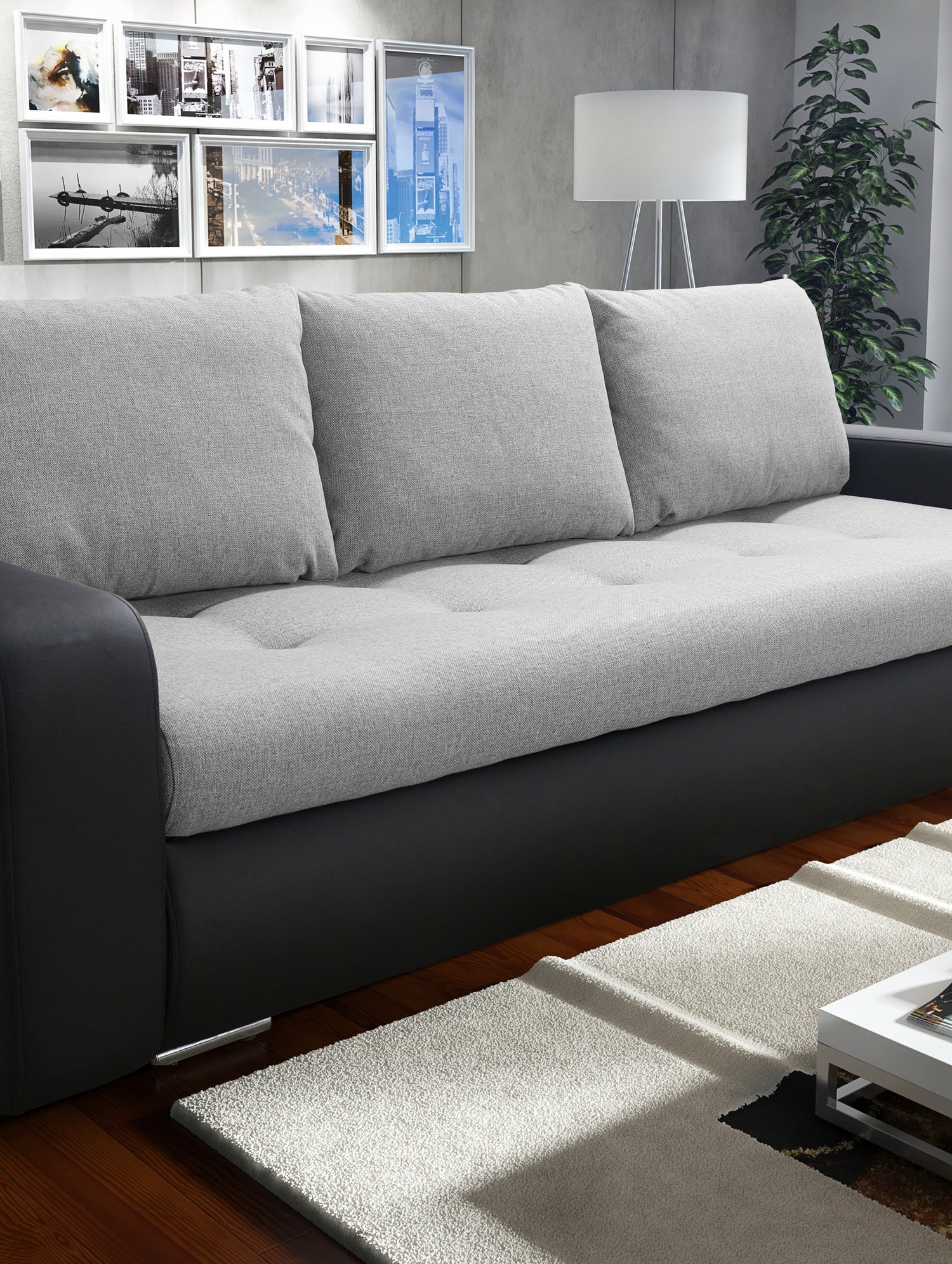 SOFA BED DAVY 228CM / BONELL SPRINGS + FOAM CHOICE OF COLORMADE IN FABRIC INARI CLICK HERE + MADRID FAUX LEATHER CLICK HERE Dimensions:- 143/190 sleeping area- width 228- depth 93- height to the seat 42* dimensions are given with a tolerance of +/- 3 cmSp