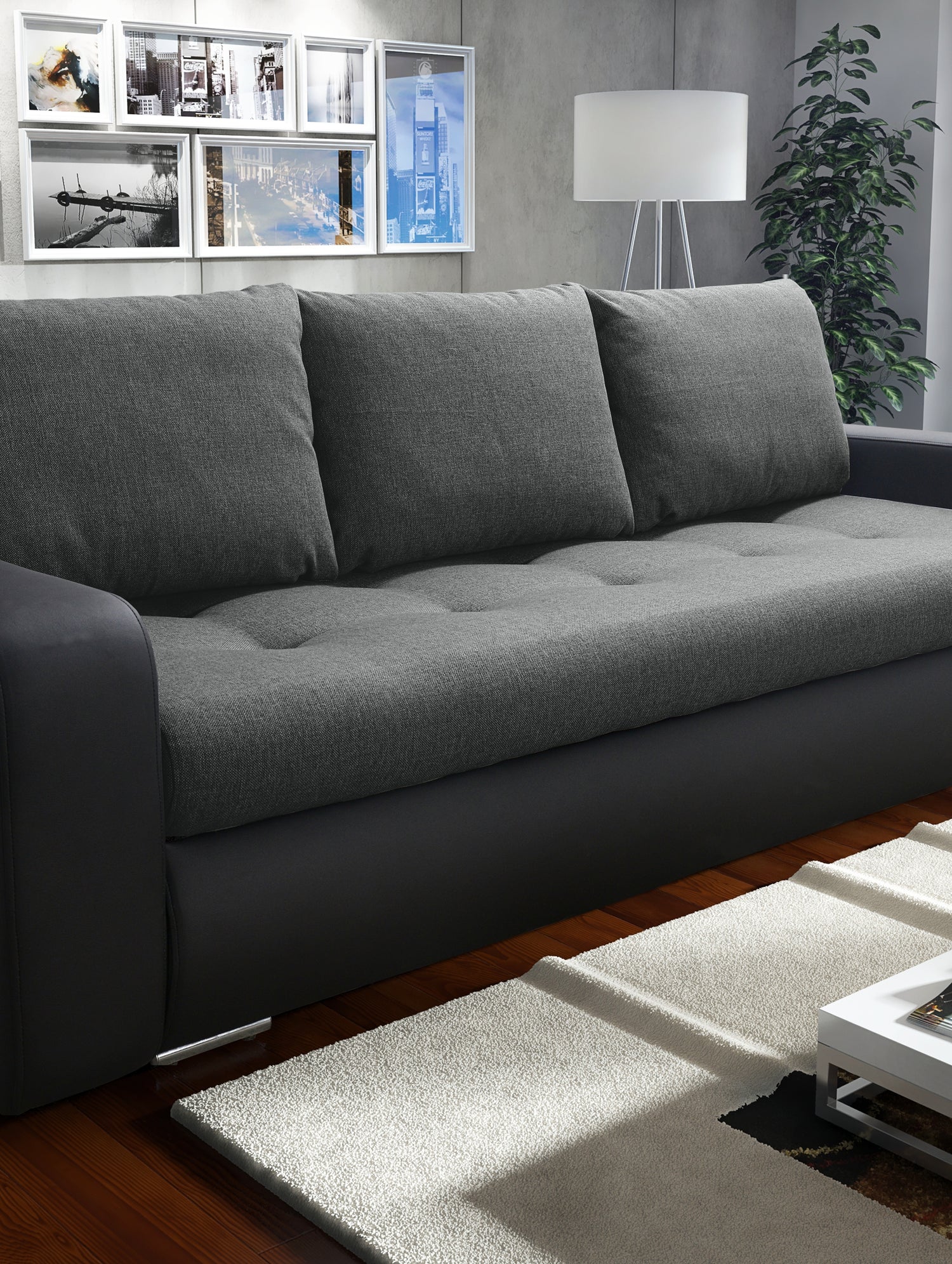 SOFA BED DAVY 228CM / BONELL SPRINGS + FOAM CHOICE OF COLORMADE IN FABRIC INARI CLICK HERE + MADRID FAUX LEATHER CLICK HERE Dimensions:- 143/190 sleeping area- width 228- depth 93- height to the seat 42* dimensions are given with a tolerance of +/- 3 cmSp