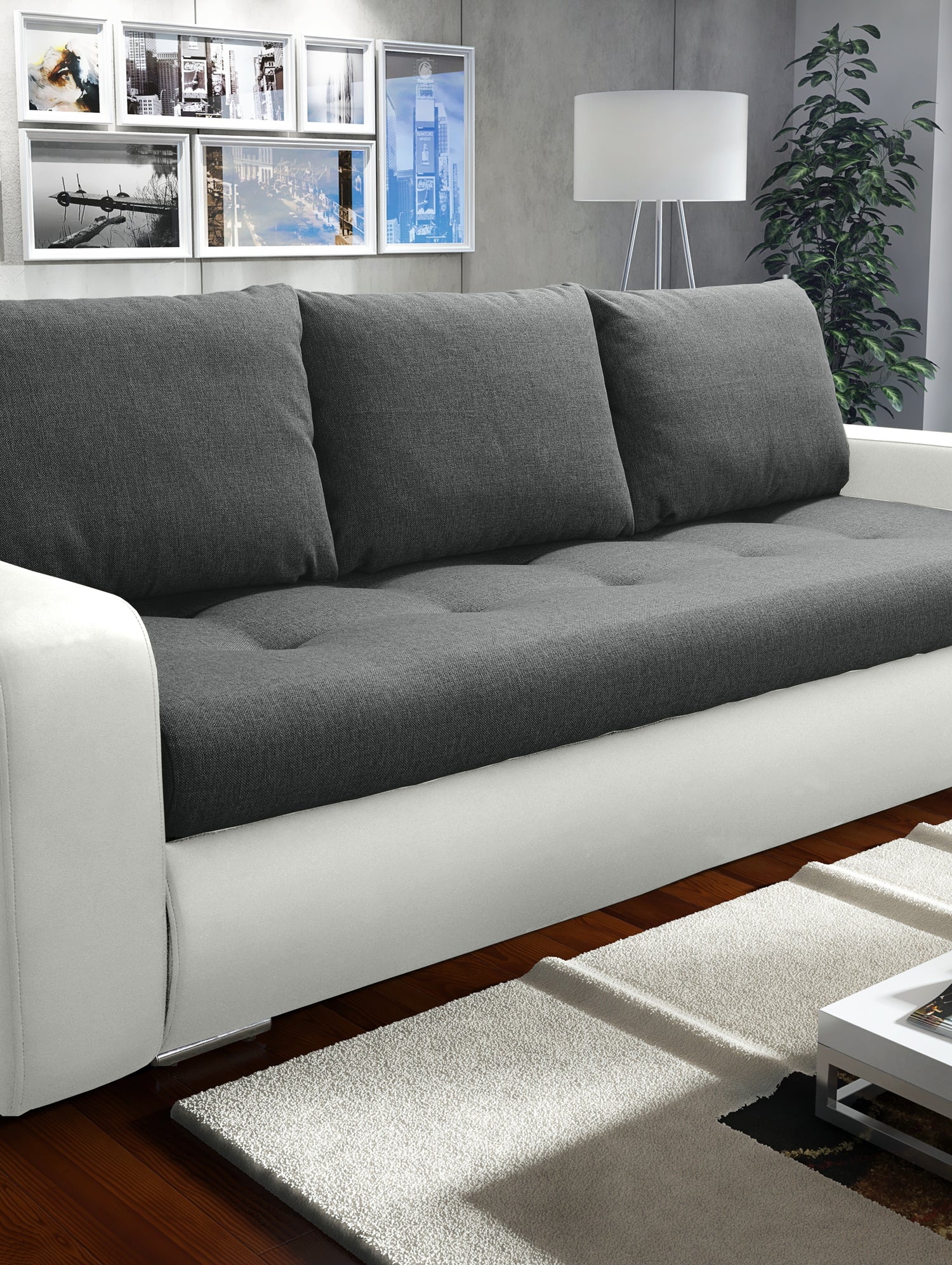 SOFA BED DAVY 228CM / BONELL SPRINGS + FOAM CHOICE OF COLORMADE IN FABRIC INARI CLICK HERE + MADRID FAUX LEATHER CLICK HERE Dimensions:- 143/190 sleeping area- width 228- depth 93- height to the seat 42* dimensions are given with a tolerance of +/- 3 cmSp