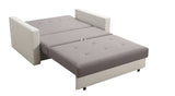 2 SEATER SOFA BED SMART II 137CM ETNA 91 / ENTA 95 / SPRINGS + FOAMDimensions :- width 137 cm- height 85 cm- depth 95 cm- area sleeping 113/195 cm(no possibility to change dimensions) +/- 3The sofa is made on a wooden skeleton, the seat uses corrugated sp