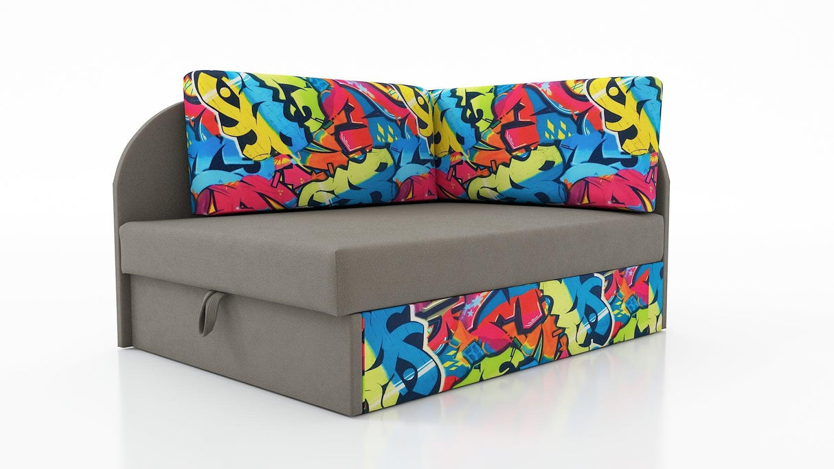 UNIVERSAL CORNER SOFA BED KUBUS CUBE Children room CHOICE OF COLORSTHIS MODEL IS UNIVERSAL WHICH MEANS YOU CAN CHOOSE CORNER SIDE DURING ASSEMBLYCHILDREN CORNER SOFA BEDSOFKA NAROZNIK TAPCZANIK DZIECIECY - depth 77 cm- width 106 cm- height with bacon 50 c